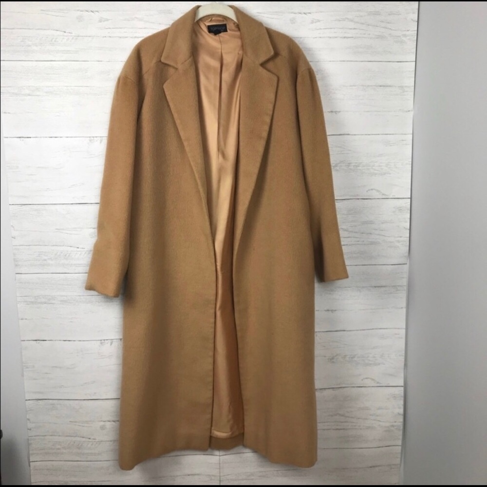 Topshop camel duster coat